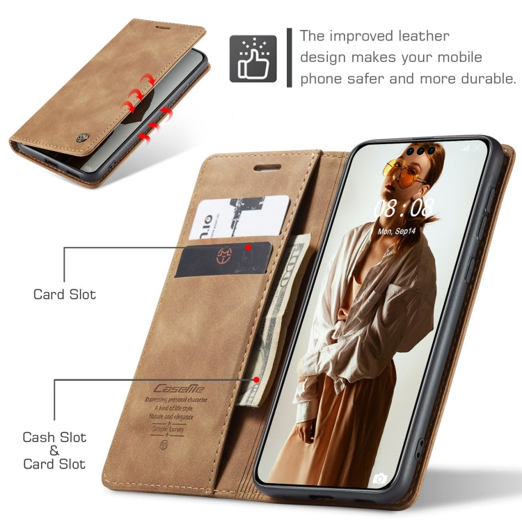 For Huawei Mate 60 Pro / 60 Pro+ CaseMe 013 Multifunctional Horizontal Flip Leather Phone Case(Brown) - Huawei Cases by CaseMe | Online Shopping UK | buy2fix