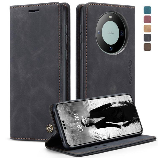 For Huawei Mate 60 Pro / 60 Pro+ CaseMe 013 Multifunctional Horizontal Flip Leather Phone Case(Black) - Huawei Cases by CaseMe | Online Shopping UK | buy2fix