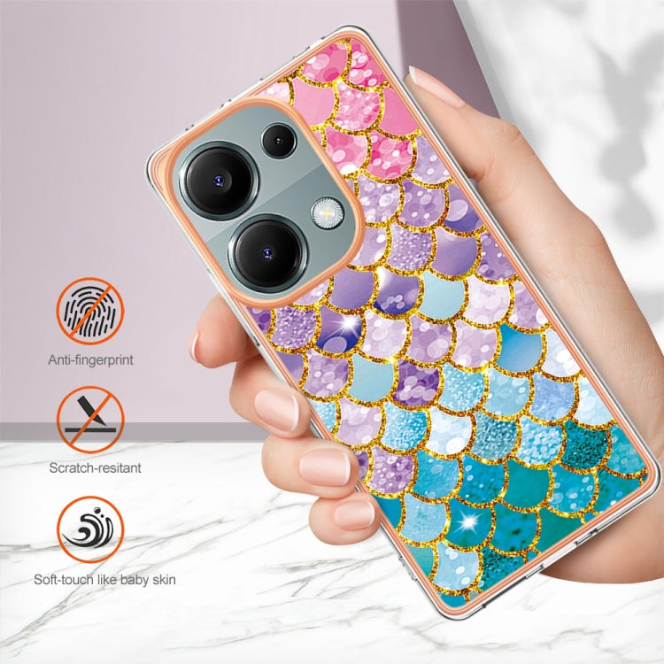 For Xiaomi Redmi Note 13 Pro 4G Global Electroplating IMD TPU Phone Case(Colorful Scales) - Xiaomi Cases by buy2fix | Online Shopping UK | buy2fix