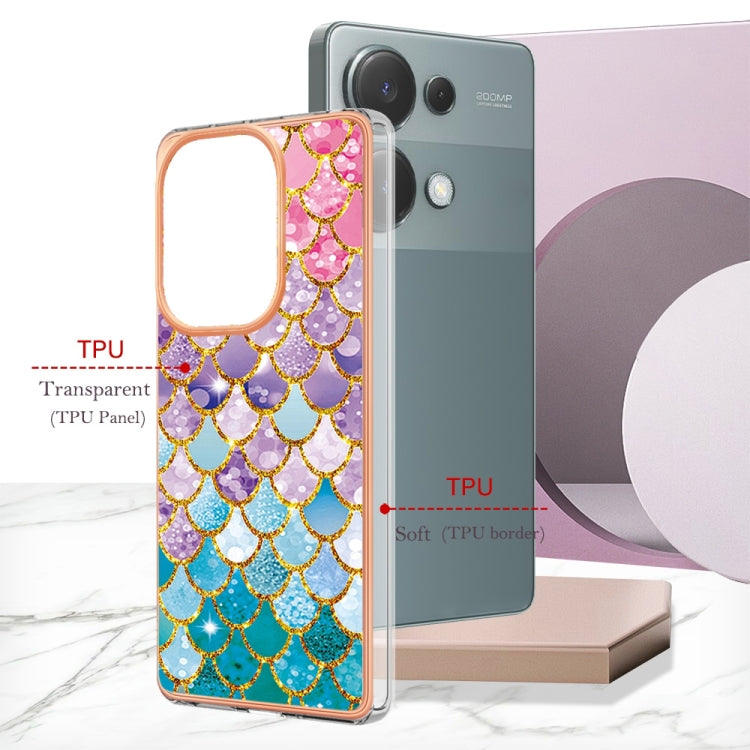 For Xiaomi Redmi Note 13 Pro 4G Global Electroplating IMD TPU Phone Case(Colorful Scales) - Xiaomi Cases by buy2fix | Online Shopping UK | buy2fix