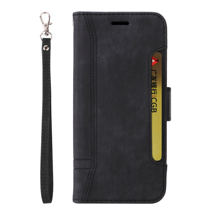 For iPhone 15 Pro BETOPNICE Dual-side Buckle Leather Phone Case(Black) - iPhone 15 Pro Cases by BETOPNICE | Online Shopping UK | buy2fix