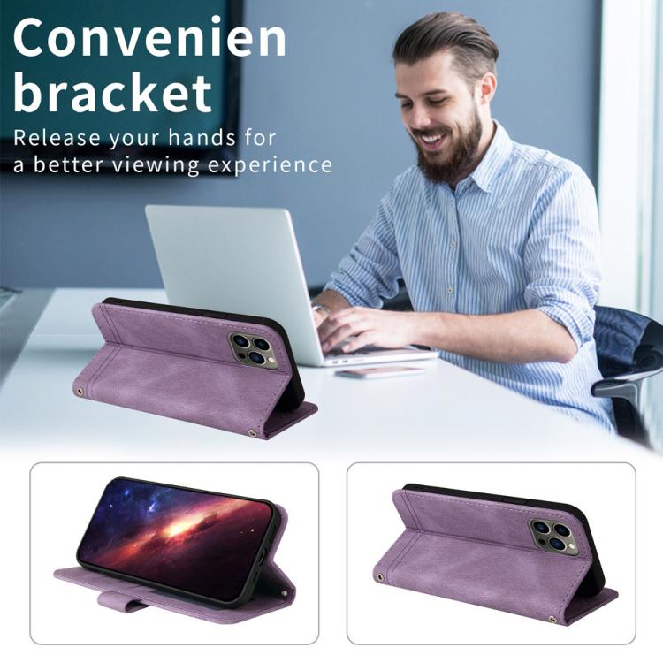 For iPhone Air Skin Feel Life Tree Leather Phone Case(Purple) - iPhone Air Cases by buy2fix | Online Shopping UK | buy2fix