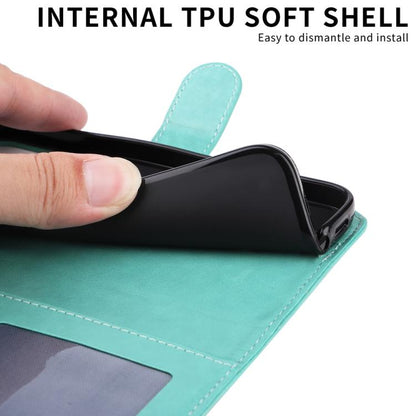 For iPhone Air Embossed Sunflower Leather Phone Case(Green) - iPhone Air Cases by buy2fix | Online Shopping UK | buy2fix