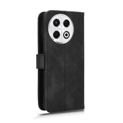 For Tecno Spark 30 Pro 4G Skin Feel Magnetic Flip Leather Phone Case(Black) by buy2fix