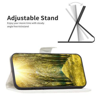 For iPhone 17 Diamond Lattice Wallet Flip Leather Phone Case(White) - iPhone 17 Cases by buy2fix | Online Shopping UK | buy2fix