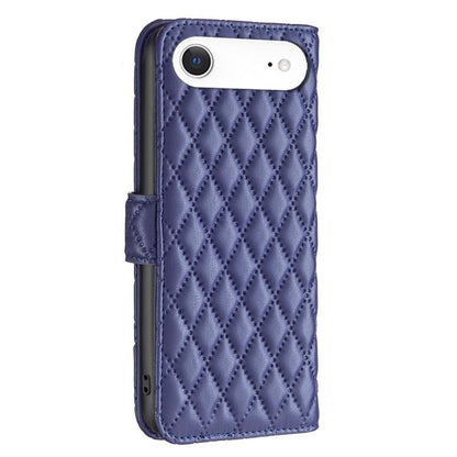 For iPhone Air Diamond Lattice Wallet Flip Leather Phone Case(Blue) - iPhone Air Cases by buy2fix | Online Shopping UK | buy2fix