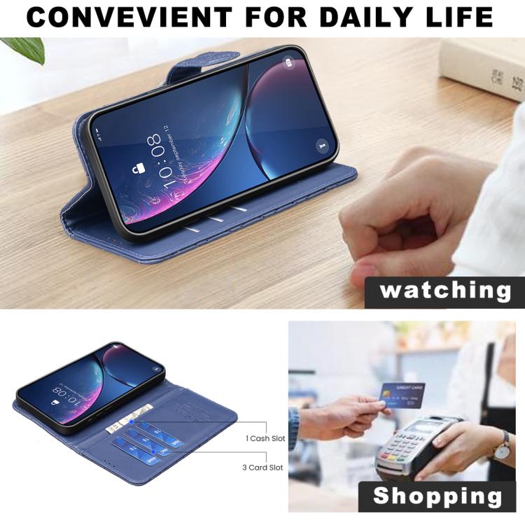 For iPhone Air Diamond Lattice Wallet Flip Leather Phone Case(Blue) - iPhone Air Cases by buy2fix | Online Shopping UK | buy2fix