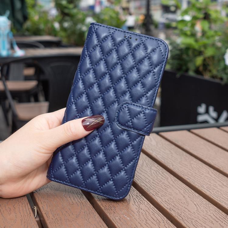 For iPhone Air Diamond Lattice Wallet Flip Leather Phone Case(Blue) - iPhone Air Cases by buy2fix | Online Shopping UK | buy2fix