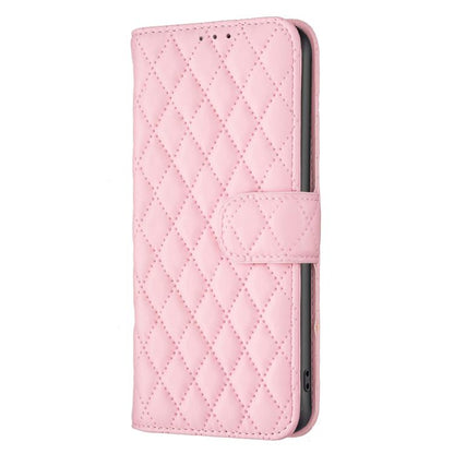 For iPhone Air Diamond Lattice Wallet Flip Leather Phone Case(Pink) - iPhone Air Cases by buy2fix | Online Shopping UK | buy2fix