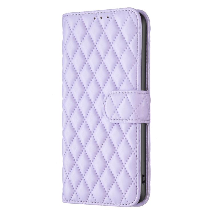 For iPhone Air Diamond Lattice Wallet Flip Leather Phone Case(Purple) - iPhone Air Cases by buy2fix | Online Shopping UK | buy2fix