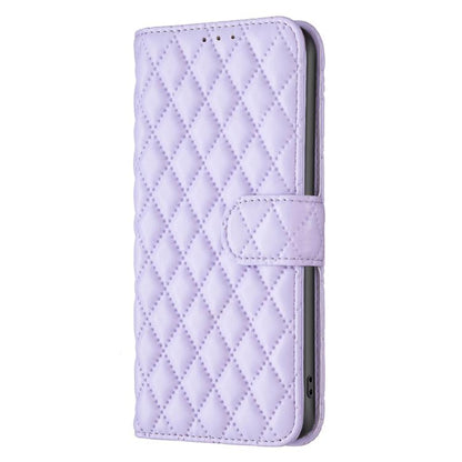 For iPhone Air Diamond Lattice Wallet Flip Leather Phone Case(Purple) - iPhone Air Cases by buy2fix | Online Shopping UK | buy2fix