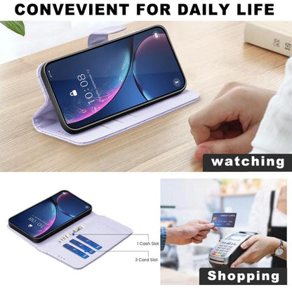 For iPhone Air Diamond Lattice Wallet Flip Leather Phone Case(Purple) - iPhone Air Cases by buy2fix | Online Shopping UK | buy2fix