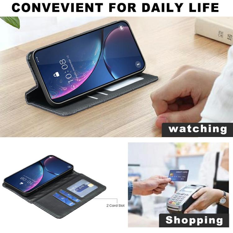 For iPhone Air Diamond Lattice Magnetic Leather Flip Phone Case(Black) - iPhone Air Cases by buy2fix | Online Shopping UK | buy2fix