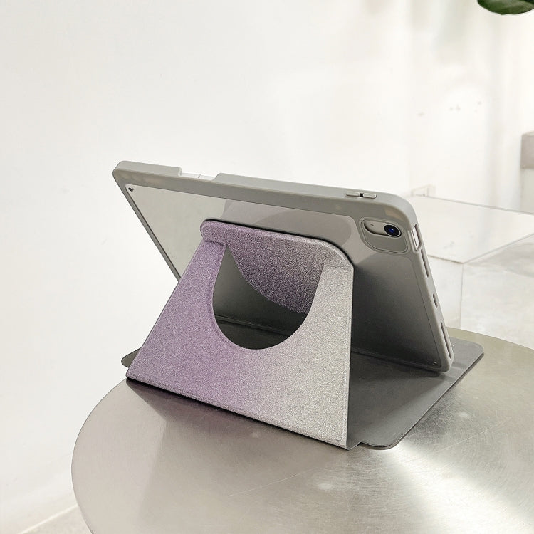 For iPad Air 11 2025 / 2024 / Pro 11 Gradient Glitter Magnetic Split Leather Tablet Case(Purple) - iPad Pro 11 (2022/2021) Cases by buy2fix | Online Shopping UK | buy2fix