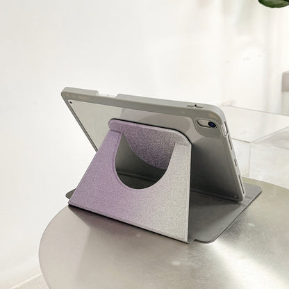 For iPad Air 11 2025 / 2024 / Pro 11 Gradient Glitter Magnetic Split Leather Tablet Case(Purple) - iPad Pro 11 (2022/2021) Cases by buy2fix | Online Shopping UK | buy2fix