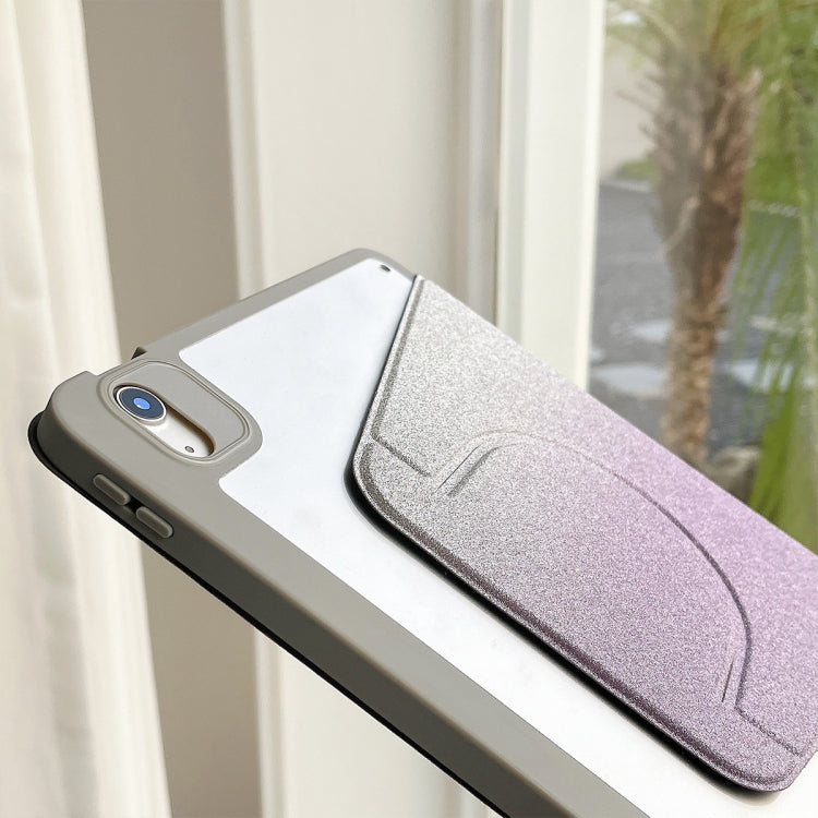 For iPad Air 11 2025 / 2024 / Pro 11 Gradient Glitter Magnetic Split Leather Tablet Case(Purple) - iPad Pro 11 (2022/2021) Cases by buy2fix | Online Shopping UK | buy2fix