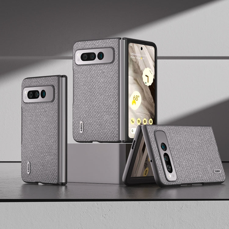 For Google Pixel Fold ABEEL Diamond Series Black Edge Phone Case(Black) by buy2fix