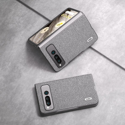 For Google Pixel Fold ABEEL Diamond Series Black Edge Phone Case(Black) by buy2fix