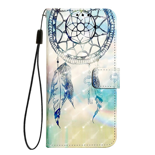 For iPhone 16e 3D Painting Horizontal Flip Leather Phone Case(Dream Wind Chimes) by buy2fix