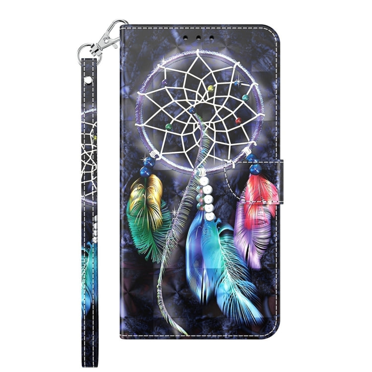 For Google Pixel 9 Pro 3D Painted Pattern Leather Phone Case(Colorful Dreamcatcher) by buy2fix