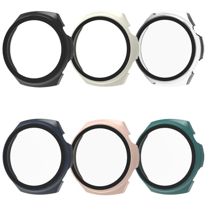 For Huawei Watch 4 Pro Tempered Film + PC Integrated Watch Protective Case(Transparent) by buy2fix