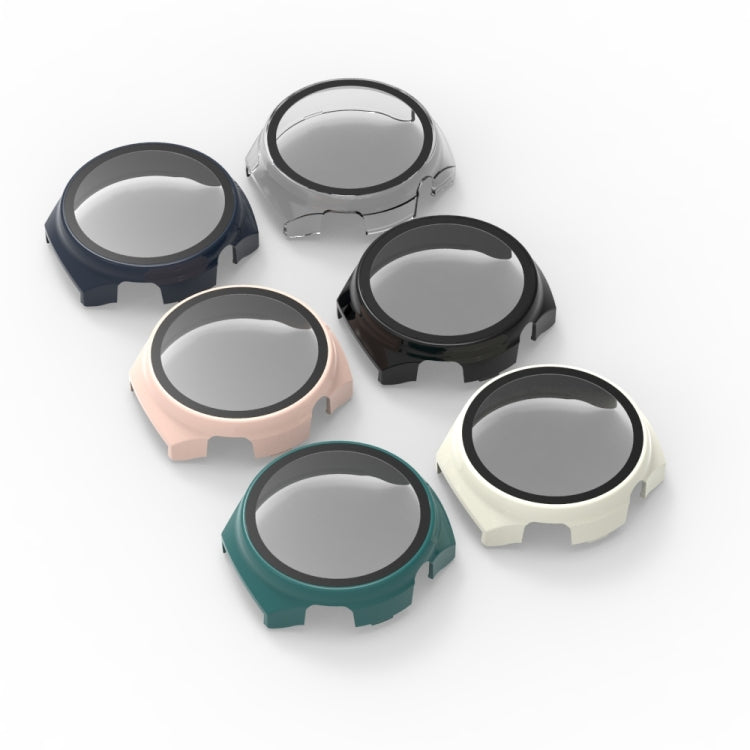 For Huawei Watch 4 Tempered Film + PC Integrated Watch Protective Case(Pine Green) by buy2fix