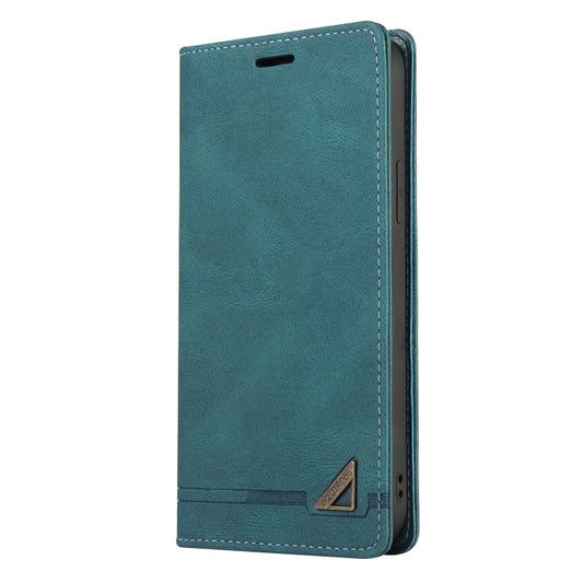 For Xiaomi Redmi Note 13 Pro 5G Skin Feel Anti-theft Brush Horizontal Flip Leather Case with Holder(Blue) - Xiaomi Cases by buy2fix | Online Shopping UK | buy2fix