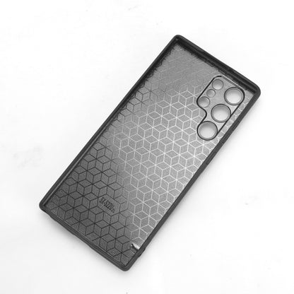 For Samsung Galaxy S22 Ultra 5G Wristband Leather Back Phone Case(Brown) by buy2fix