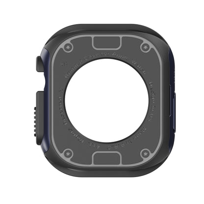 For Apple Watch Ultra 3 / 2 / 1 49mm 2-in-1 PC Hybrid TPU Armor Watch Case(Midnight Blue) by buy2fix