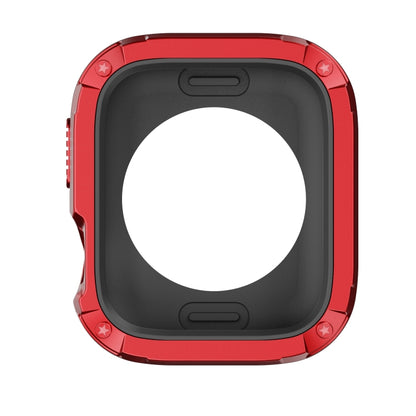 For Apple Watch Series 9 / 8 / 7 45mm 2-in-1 PC Hybrid TPU Armor Watch Case(Red) by buy2fix