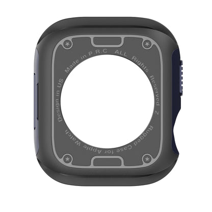 For Apple Watch Series 6 / 5 / 4 / SE 40mm 2-in-1 PC Hybrid TPU Armor Watch Case(Midnight Blue) by buy2fix