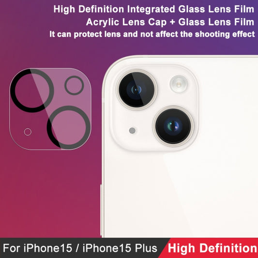 For iPhone 15 / 15 Plus imak High Definition Integrated Glass Lens Film - iPhone 15 Tempered Glass by imak | Online Shopping UK | buy2fix