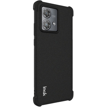 For Motorola Edge 40 Neo imak Shockproof Airbag TPU Phone Case(Matte Black) by imak