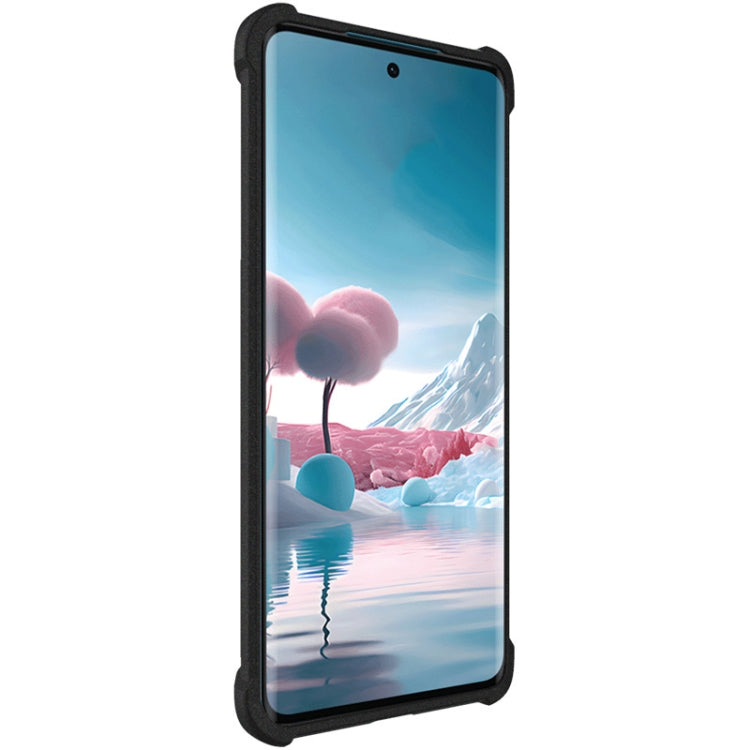 For Motorola Edge 40 Neo imak Shockproof Airbag TPU Phone Case(Matte Black) by imak