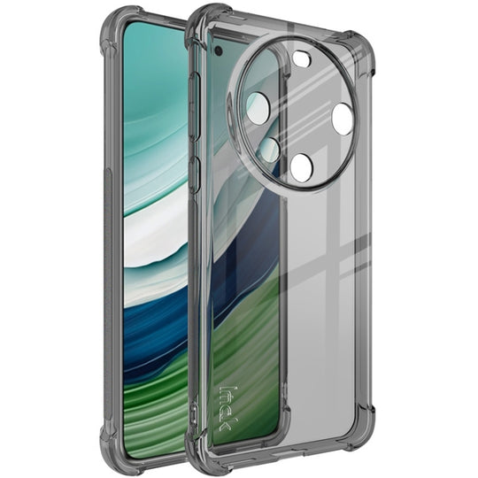 For Huawei Mate 60 Pro+ imak Shockproof Airbag TPU Phone Case(Transparent Black)