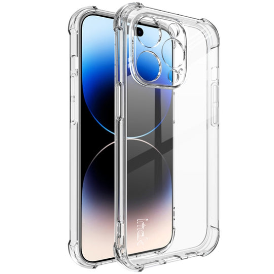 For iPhone 15 Pro imak Shockproof Airbag TPU Phone Case(Transparent)
