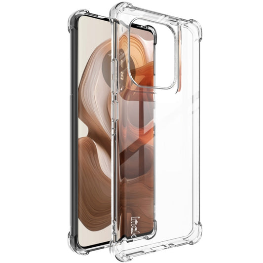 For Motorola Edge 50 Ultra 5G imak Shockproof Airbag TPU Phone Case(Transparent) by imak