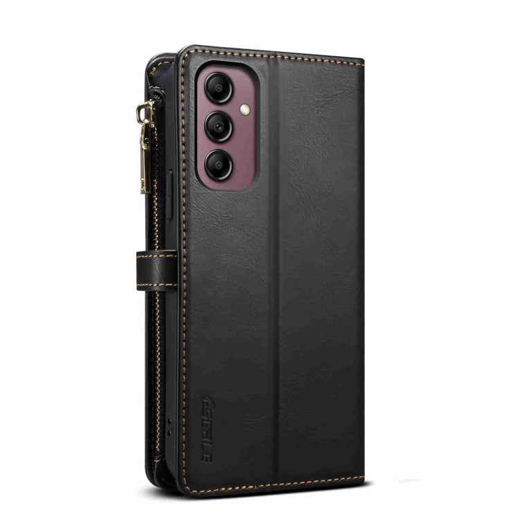For Samsung Galaxy A35 5G ESEBLE Star Series Lanyard Zipper Wallet RFID Leather Case(Black) - Galaxy Phone Cases by ESEBLE | Online Shopping UK | buy2fix