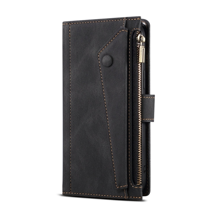 For Samsung Galaxy S23 FE 5G ESEBLE Retro Frosted RFID Flip Leather Phone Case(Black) - Galaxy S23 FE 5G Cases by ESEBLE | Online Shopping UK | buy2fix