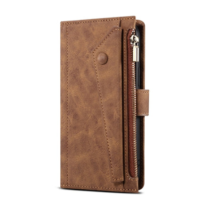 For Samsung Galaxy S23 FE 5G ESEBLE Retro Frosted RFID Flip Leather Phone Case(Brown) - Galaxy S23 FE 5G Cases by ESEBLE | Online Shopping UK | buy2fix