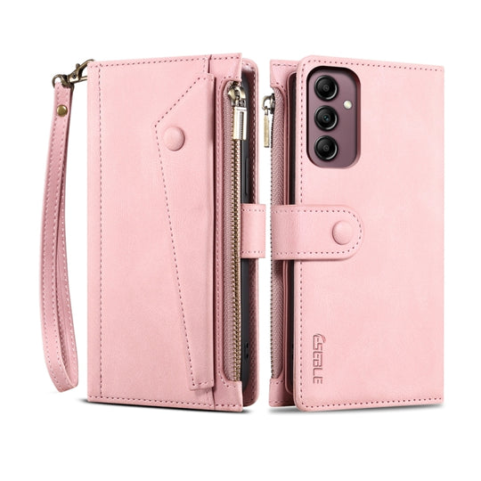 For Samsung Galaxy S23 FE 5G ESEBLE Retro Frosted RFID Flip Leather Phone Case(Rose Gold)