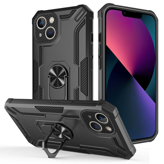 For iPhone 15 Plus Warship Armor 2 in 1 Shockproof Phone Case(Black) - iPhone 15 Plus Cases by buy2fix | Online Shopping UK | buy2fix