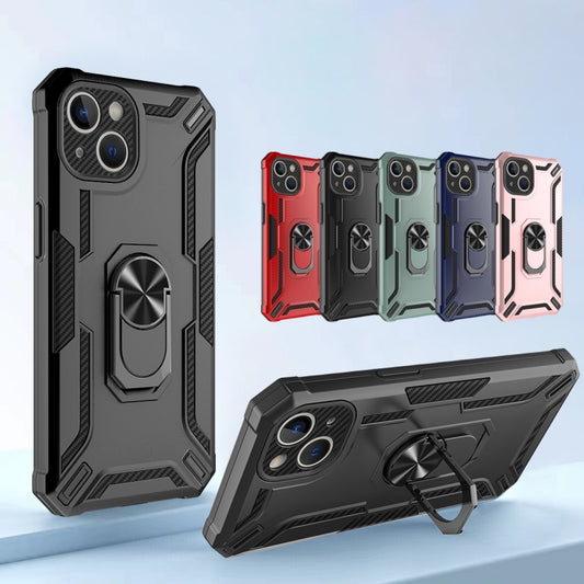 For iPhone 15 Pro Warship Armor 2 in 1 Shockproof Phone Case(Dark Green) - iPhone 15 Pro Cases by buy2fix | Online Shopping UK | buy2fix