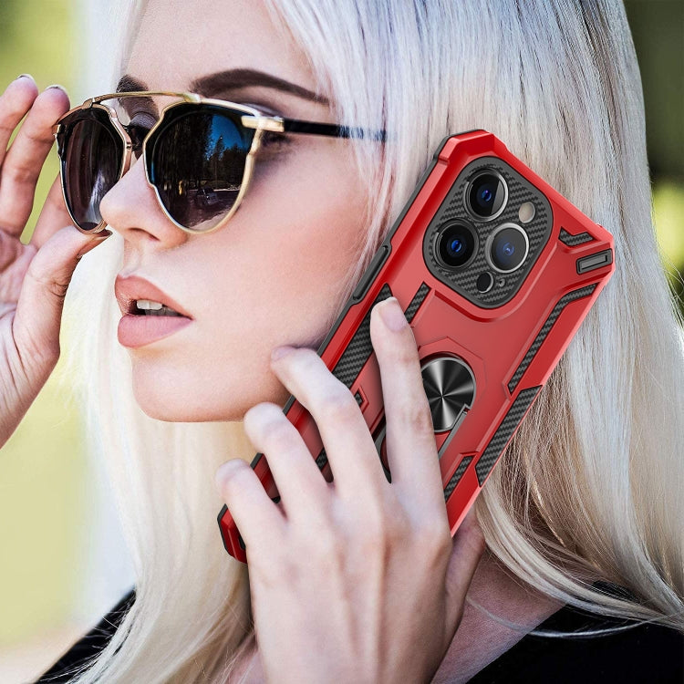 For iPhone 15 Pro Max Warship Armor 2 in 1 Shockproof Phone Case(Royal Blue) by buy2fix