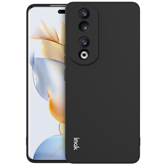 For Honor 90 Pro 5G imak UC-4 Series Straight Edge TPU Phone Case(Black)
