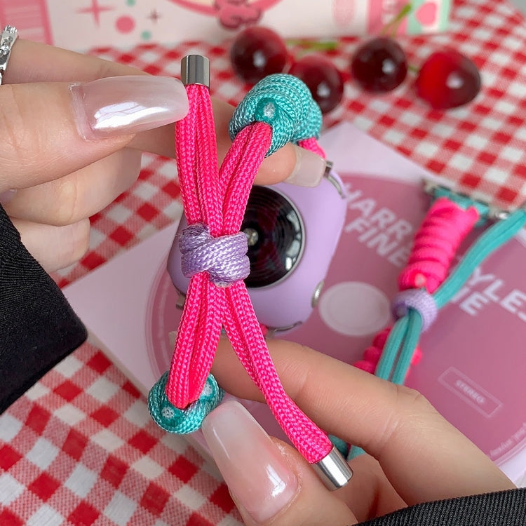 For Apple Watch Ultra 2 49mm Twist Knotted Nylon Watch Band(Yellow Purple) by buy2fix