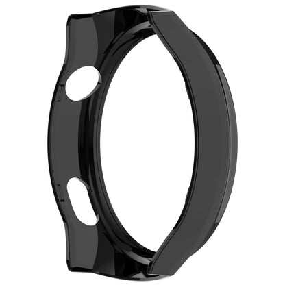 For Huawei Watch 4 Pro Half Coverage Hollowed Watch Protective Case + Hydrogel Film Set(Black) by buy2fix