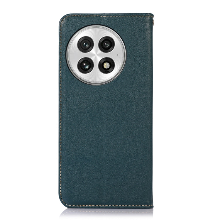 For OnePlus Nord 13 KHAZNEH Nappa Top Layer Cowhide Leather Phone Case(Green) - OnePlus Cases by buy2fix | Online Shopping UK | buy2fix