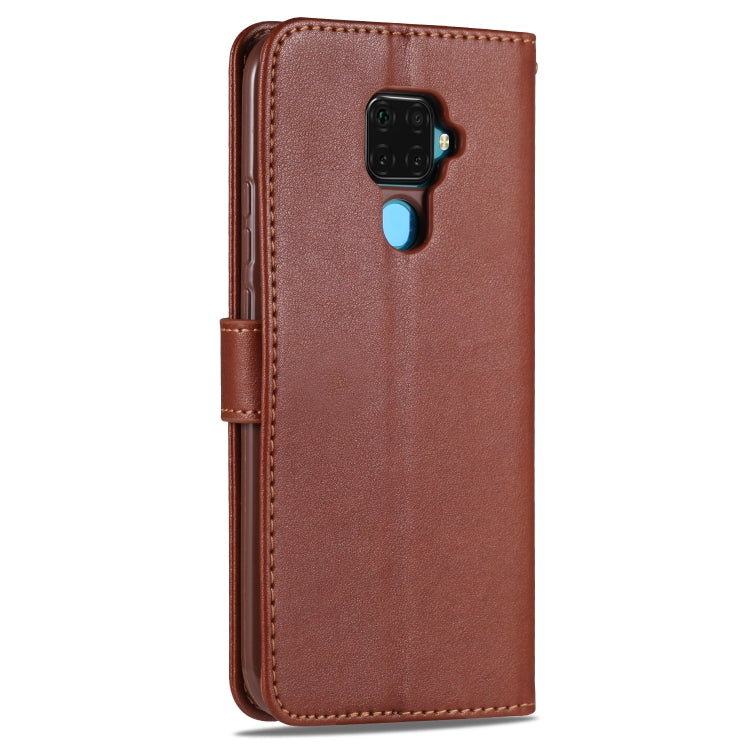 For Huawei Mate 30 Lite / Nova 5i Pro AZNS Sheepskin Texture Horizontal Flip Leather Case with Holder & Card Slots & Wallet(Brown) - Huawei Cases by AZNS | Online Shopping UK | buy2fix