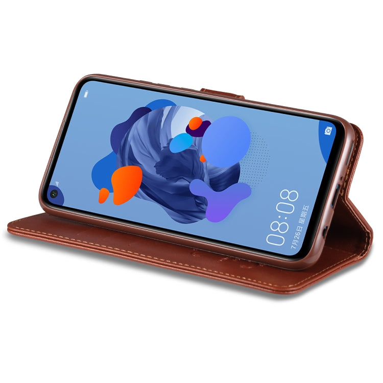 For Huawei Mate 30 Lite / Nova 5i Pro AZNS Sheepskin Texture Horizontal Flip Leather Case with Holder & Card Slots & Wallet(Brown) - Huawei Cases by AZNS | Online Shopping UK | buy2fix